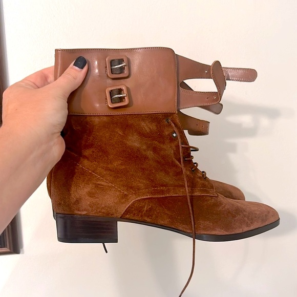 Anne Klein Shoes - Anne Klein Suede Booties